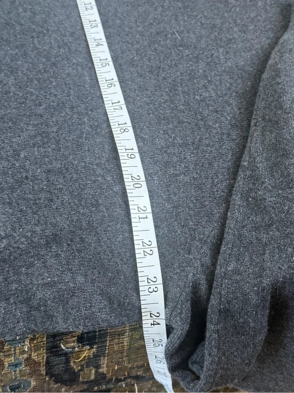J.Crew Men’s XL 100% Cashmere Quarter Zip Sweater Charcoal Gray NW